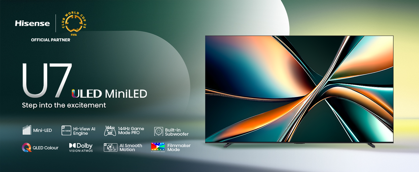 Hisense 189 cm (75 Inches) 4K QLED Mini-LED Smart TV | 900 NITS